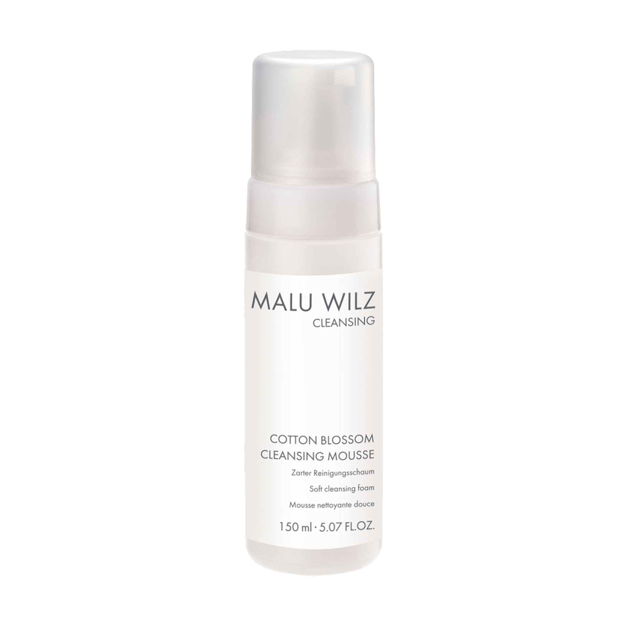 Мус для вмивання Malu Wilz Cotton Blossom Cleansing Mousse з квітами бавовни, 150 мл